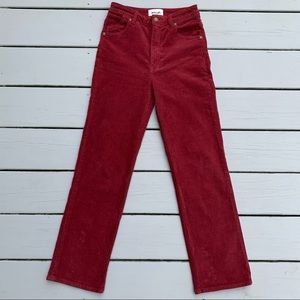 Rolla’s Original High rise straight corduroy jeans